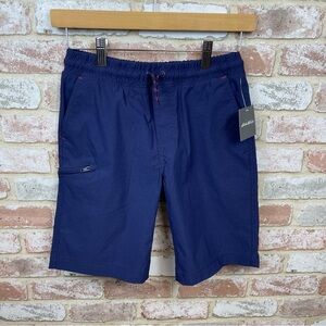 NWT Eddie Bauer Ranger Shorts Boy’s Medium (10-12) Navy Pull On Elastic …